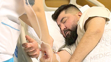 Rapçi Eypio hastanelik oldu