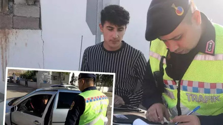 Yüksek ses müzikle uygulama noktasına giren sürücü: Ceza yesem de dinlerim
