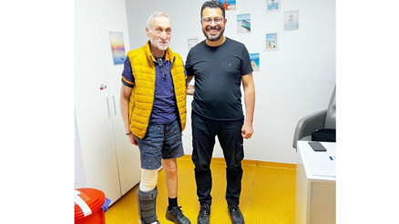 Doğru yara bakımıyla ayağı kesilmekten kurtuldu