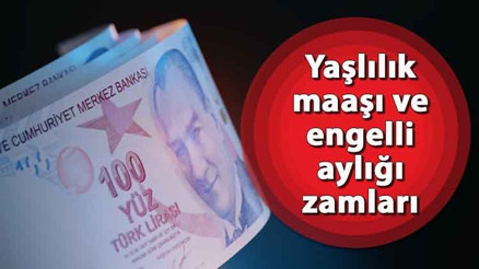 Yaşlılık maaşı ve engelli aylığı 2024 yılında ne kadar olacak Asgari ücretle birlikte o ödemelerde artacak