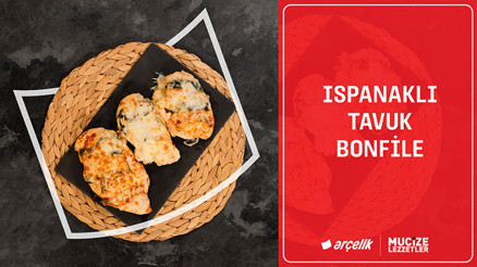Ispanaklı tavuk bonfile tarifi | Mucize Lezzetler