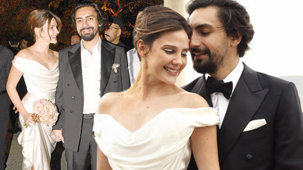 Alina Boz ile Umut Evirgen gemide evlendi... Fatih Terim tekneyle geldi, tekneyle gitti...