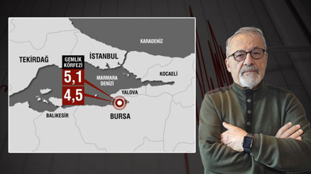 Marmara Denizinde 3 dakika arayla 2 deprem İstanbul dahil birçok ilde hissedildi... Prof. Dr. Naci Görürden uyarı: Gemlikin yeri çok tehlikelidir