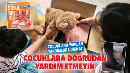 Çocuklara doğrudan yardım etmeyin