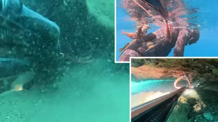 Antalya açıklarındaki 4,2 büyüklüğündeki depreme denizin altında yakalandı... Korku dolu dakikaları anlattı