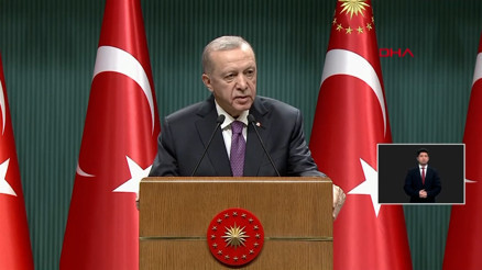 Cumhurbaşkanı Erdoğan, Kabine Toplantısı sonrası açıklamalarda bulundu