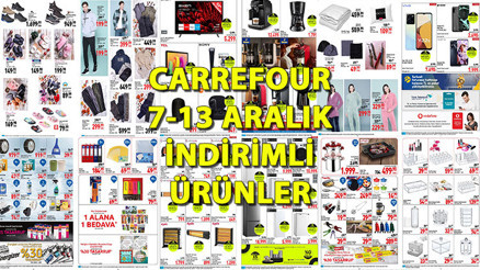CarrefourSA 7-13 Aralık indirimli ürünler listesi kataloğu 2023: Isıtıcı çeşitleri, televizyon, tablet, araç zinciri, düdüklü tencere, valiz çeşitleri satışa çıkıyor CarrefourSA 7-13 Aralık indirimli ürünler listesi kataloğu 2023: Isıtıcı çeşitleri, televizyon, tablet, araç zinciri, düdüklü tencere, valiz çeşitleri satışa çıkıyor