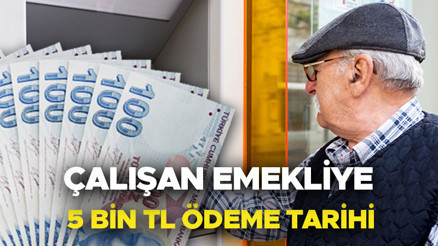 ÇALIŞAN EMEKLİ İKRAMİYESİ NE ZAMAN YATACAK | 5 bin TL emekli ikramiyesi ödeme tarihleri belli oldu mu Çalışan emeklilere 5000 TL ikramiye ödemelerinde son durum: Gözler torba yasada...