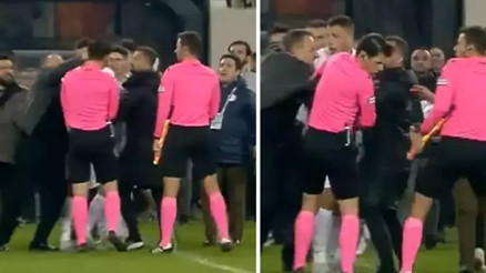 Ankaragücü Başkanı Faruk Koca hakem Halil Umut Melere yumruk attı Tepkiler çığ gibi İşte o anlar...