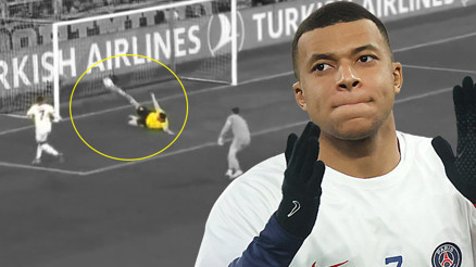 Şampiyonlar Liginin Ölüm Grubuna damga vuran pozisyon Mbappe gol sandı, Süle imkansızı başardı