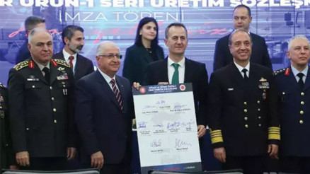 Yerli hava savunma füzeleri için seri üretim sözleşmesi imzalandı