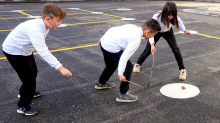 Okul bahçelerinde ‘geleneksel oyunlar’