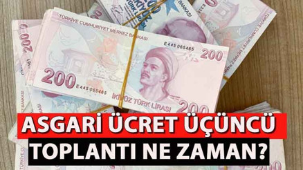 ASGARİ ÜCRET ÜÇÜNCÜ TOPLANTI NE ZAMAN Asgari Ücret 2024 zammı son dakika açıklaması geldi Asgari Ücret Tespit Komisyonu 3. kez bir araya gelecek