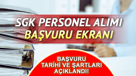 SGK PERSONEL ALIMI BAŞRUVU EKRANI NE ZAMAN AÇILACAK 2023 | Sosyal güvenlik denetmen yardımcısı alımı başvuruları ne zaman, şartları neler İşte sınav tarihi...