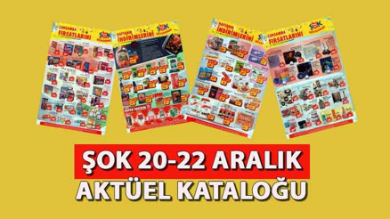 ŞOK AKTÜEL KATALOG 20 ARALIK ÇARŞAMBA: ŞOK markette yılbaşına özel oyun çeşitleri, nevresim takımı, battaniye,raf, tabak, çerezlik, masa örtüsü satışa çıkıyor