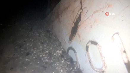 Kafkametler gemisinin batığı görüntülendi