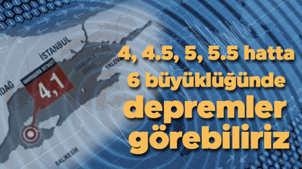 Yaşanan depremler İstanbul depreminin tetikleyicisi mi Prof. Dr. Ahmet Ercandan açıklama: 4, 4.5, 5, 5.5 hatta 6 büyüklüğüne varan bu tür depremler görebiliriz