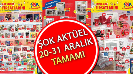 SATIŞTA ŞOK AKTÜEL 20-31 ARALIK 2023 KATALOĞU|| ŞOKta bu hafta neler var Kutu Oyunları, Yılbaşı Süsleri ŞOK marketlerde...