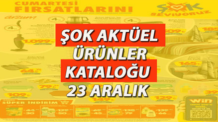 23 ARALIK ŞOK AKTÜEL ÜRÜNLER KATALOĞU: Dikey süpürge, ev botu, kurutma makinesi, elektrikli scooter ve spor aletleri satışta
