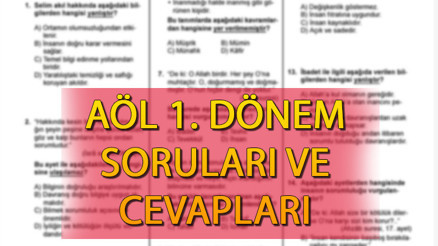 AÖL SORULARI VE CEVAP ANAHTARI 2023 | Açık lise AÖL 1. dönem sınav soruları ve cevapları ne zaman açıklanacak, açıklandı mı AÖL cevap anahtarı sorgulama ekranı AÖL SORULARI VE CEVAP ANAHTARI 2023 | Açık lise AÖL 1. dönem sınav soruları ve cevapları ne zaman açıklanacak, açıklandı mı AÖL cevap anahtarı sorgulama ekranı