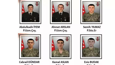 Şehitlerin evlerine ateş düştü