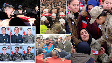 Türkiye, Pençe-Kilit Harekatı şehitlerini uğurladı... Kahramanlara en acı veda