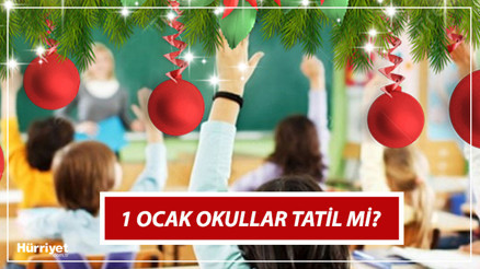 1 OCAK PAZARTESİ OKULLAR TATİL Mİ, YARIM GÜN MÜ Yılbaşı tatili kaç gün olacak, ne zaman başlıyor İşte 2024 yeni yıl tatil tarihleri