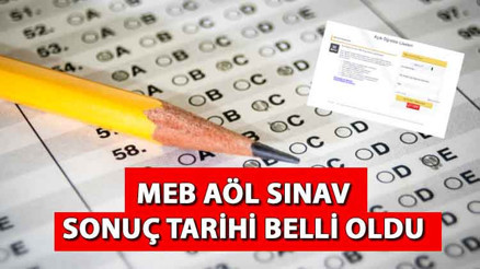 MEB AÖL SINAV SONUÇLARI TARİHİ: AÖL 1. dönem sınav sonuçları ne zaman açıklanacak, bu hafta belli olur mu MEB AÖL SINAV SONUÇLARI TARİHİ: AÖL 1. dönem sınav sonuçları ne zaman açıklanacak, bu hafta belli olur mu