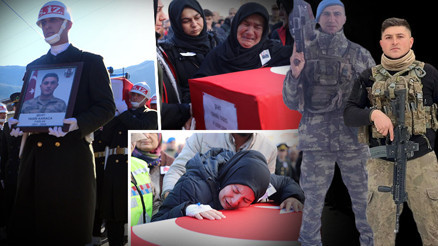 Pençe-Kilit Harekatı şehitlerine gözyaşları ile veda Pençe-Kilit Harekatı şehitlerine gözyaşları ile veda