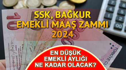 EMEKLİ MAAŞI HESAPLAMA 2024💸 | Emekli maaş zammı ne kadar olacak,  ne zaman belli olacak En düşük emekli aylığı kaç TL olacak SSK, Bağkur, Emekli Sandığı aylıkları ve emekli memur zammı ne kadar olacak