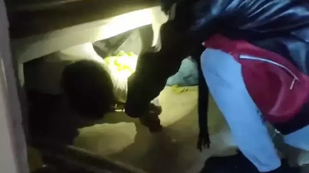 Polise yakalanmamak için mutfak dolabına gizli bölme yaptırdı, yakalanmaktan kurtulamadı