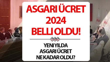 ASGARİ ÜCRET 2024 BRÜT VE NET ZAMMI SON DAKİKA - Yeni asgari ücret ne kadar, kaç TL oldu Asgari ücrete yüzde 49 zam İşte 2024 Ocak asgari ücret zammı...