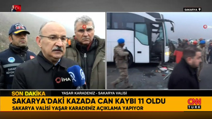 Kuzey Marmara Otoyolunda feci kaza: Sakarya Valisi son bilgileri paylaştı