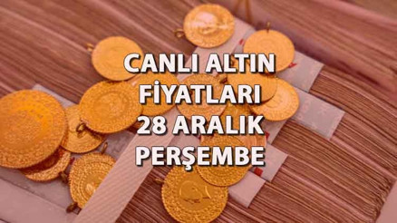 Canlı altın fiyatları son dakika 28 Aralık 2023: Bugün gram altın, çeyrek altın ve yarım altın ne kadar