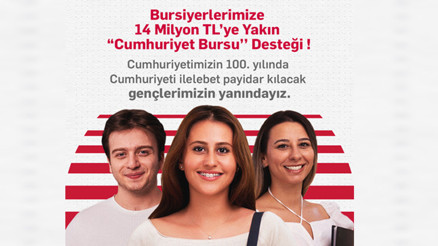 TEV’den Cumhuriyet bursu