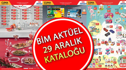 SATIŞTA BİM aktüel 29 Aralık 2023 kataloğu fiyat listesi 🛒📌 || BİMde bu hafta neler var Yılbaşı Sunumluklar, Servis Tabakları, Yağsız Airfryer BİMde...