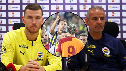 Fenerbahçede Edin Dzekodan Icardi cevabı İsmail Kartal: Galatasaraylı futbolcular yere yatarak hızımızı kesti