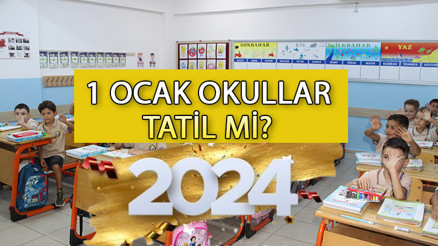 1 OCAK BUGÜN RESMİ TATİL Mİ, KURUMLAR ÇALIŞIYOR MU 1 Ocak Pazartesi bugün okullar tatil mi İşte, yılbaşı tatili bilgisi