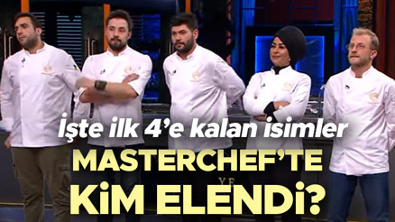 DÜN AKŞAM MASTERCHEFTE KİM ELENDİ 30 Aralık Cumartesi MasterChefte kim kazandı, ilk dörde kimler kaldı Sergen, Esra, Barbaros arasında büyük mücadele İşte yarı finalistler...