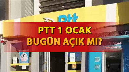 PTT ÇALIŞMA SAATLERİ 2024 || PTT bugün açık mı, kapalı mı 1 Ocak Pazartesi PTT çalışıyor mu