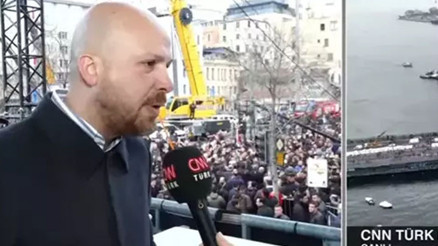 Bilal Erdoğan: Şehitlerimizi rahmetle anmak ve İsraili lanetlemek için buradayız