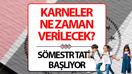 KARNE GÜNÜ BELLİ OLDU... 2024 sömestr tatili (15 tatil) için MEBden açıklama