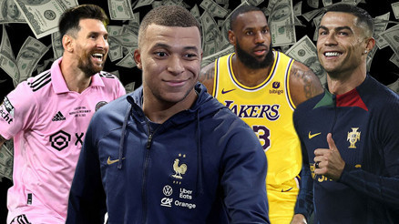 2023te en çok kazanan 10 sporcu belli oldu Dudak uçuklatan para... 2023te en çok kazanan 10 sporcu belli oldu Dudak uçuklatan para...