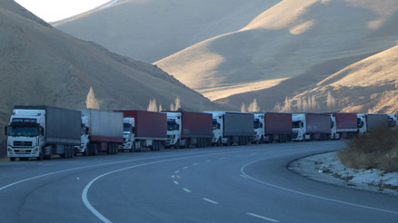 Esendere Gümrük Kapısı’nda 10 kilometrelik TIR kuyruğu Günlerdir buradayız, perişan olduk