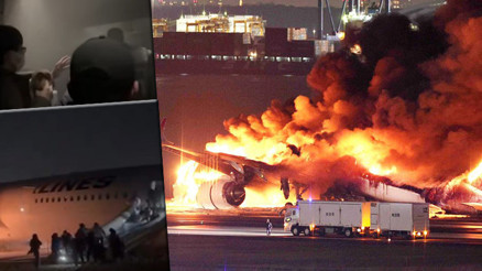 Olağanüstü bir başarı: Japonya Havayolları uçağındaki 379 kişi alev topuna dönen uçaktan nasıl çıkabildi Kaza nasıl gerçekleşti