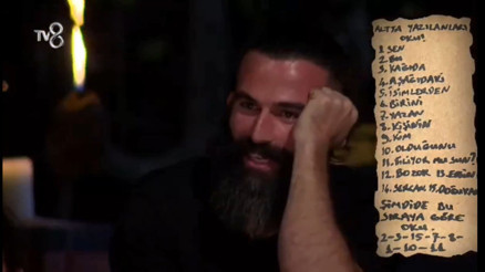 Survivor Turabi’den çok konuşulacak şifreli eleme sorusu Acun Ilıcalı şaşkınlığını gizleyemedi