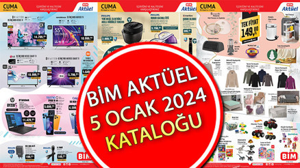 BİM AKTÜEL 5 OCAK 2024 SATIŞTA 🛒📌| BİMde bu hafta neler var Yeni  Notebook, Nesil Elektrikli Akıllı Düdüklü, Sevilen Marka Fastfryer BİMde...