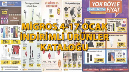 Migros’ta bu hafta dikey süpürge, ütü, mixer, 139 ekran televizyon, beyaz eşya ve ev ürünleri satışa çıkıyor Migroskop 4-17 Ocak İndirimli ürünler kataloğu 2024 Migros’ta bu hafta dikey süpürge, ütü, mixer, 139 ekran televizyon, beyaz eşya ve ev ürünleri satışa çıkıyor Migroskop 4-17 Ocak İndirimli ürünler kataloğu 2024