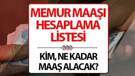 2024 MEMUR MAAŞ ZAMMI HESAPLAMA TABLOSU (15 OCAK) | Kalem kalem memur maaşları belli oldu 2024 memur maaşı ne kadar olacak, yüzde kaç zam yapıldı