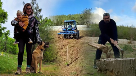 Ünlü oyuncu İstanbulu terk edip kendi çiftliğini kurmuştu... Kış bastırmadan hazırlıkları başladı
